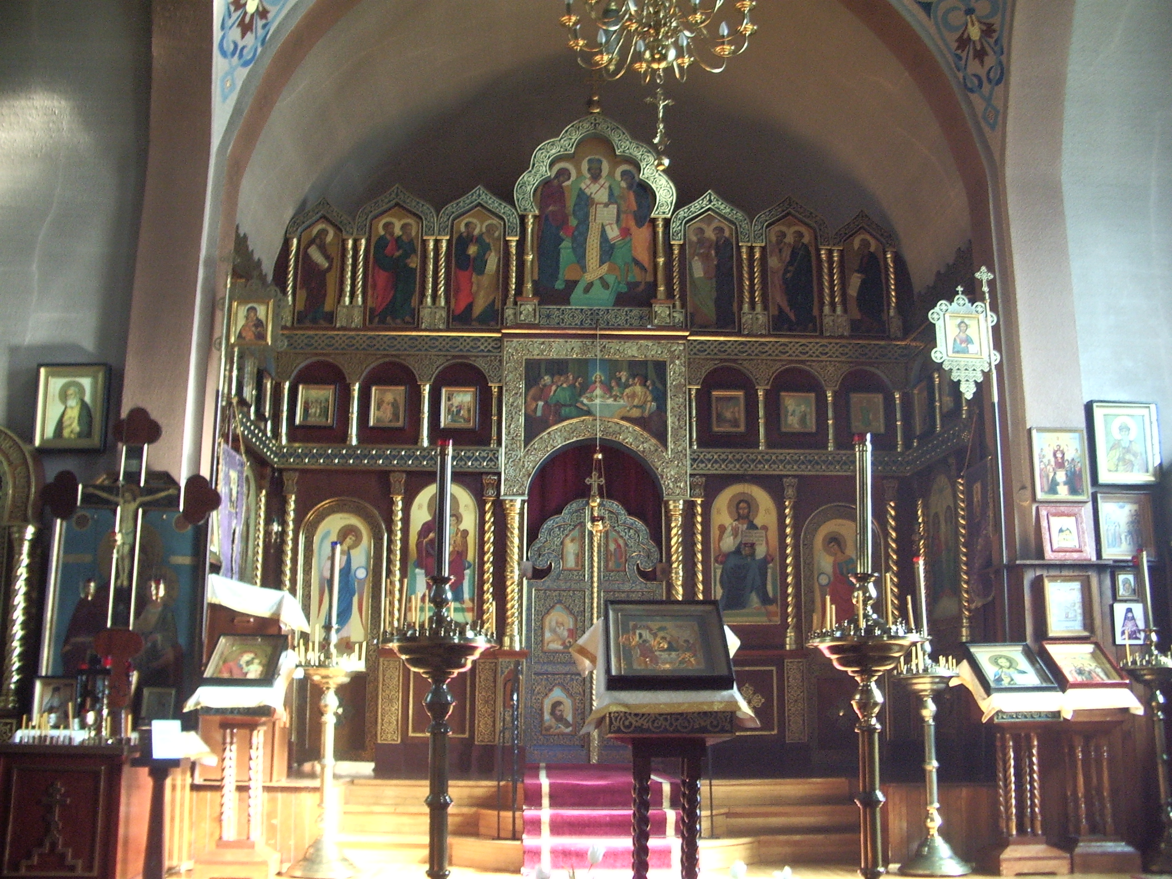 Russian Orthodox Church in Vancouver (interior).