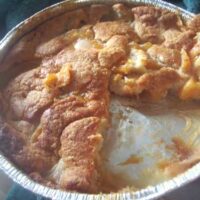 Bisquick Peach Cobbler