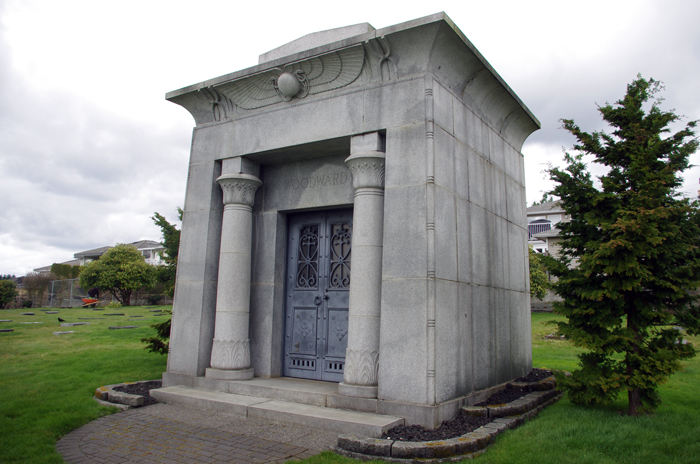The Woodward Mausoleum.